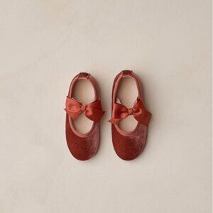 Noralee Bow Ballet Flats (Ruby Red) - Size 8